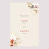 Panneau bienvenue Mariage Portrait 60 x 90 cm Carré Bohème photo N° 2