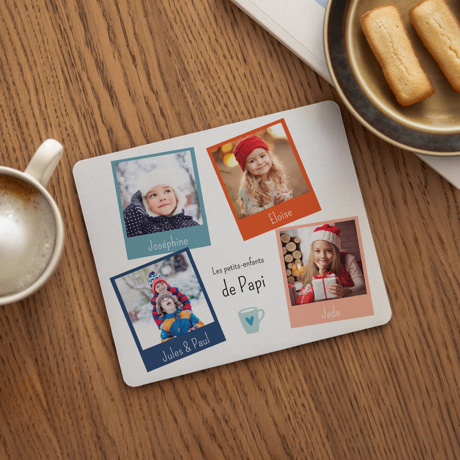 Tapis de souris Fin d'année Rectangle Jolis Vecteurs de Noël photo