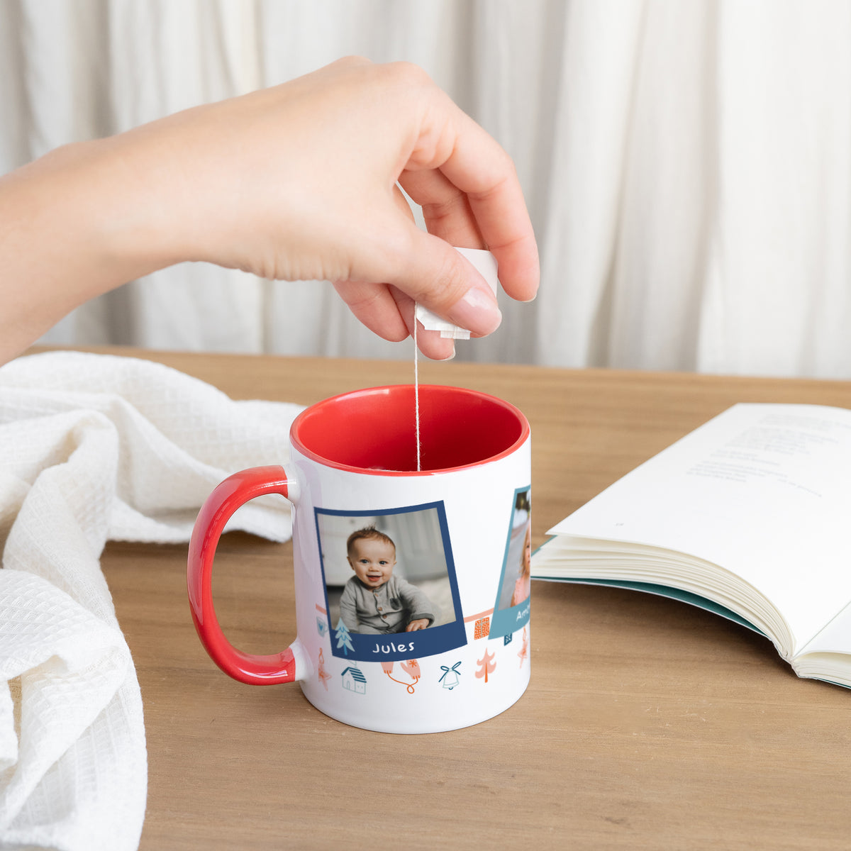 Mug Objets Rouge Mug vecteur noël rouge photo N° 3