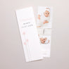 Faire-part Naissance Marque-page photo Boutons d'une Rose photo N° 1