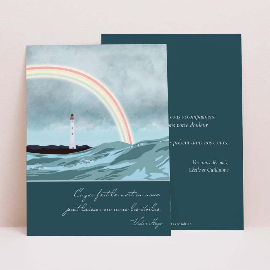 Condoléances Décès Portrait Le phare de l'espoir photo
