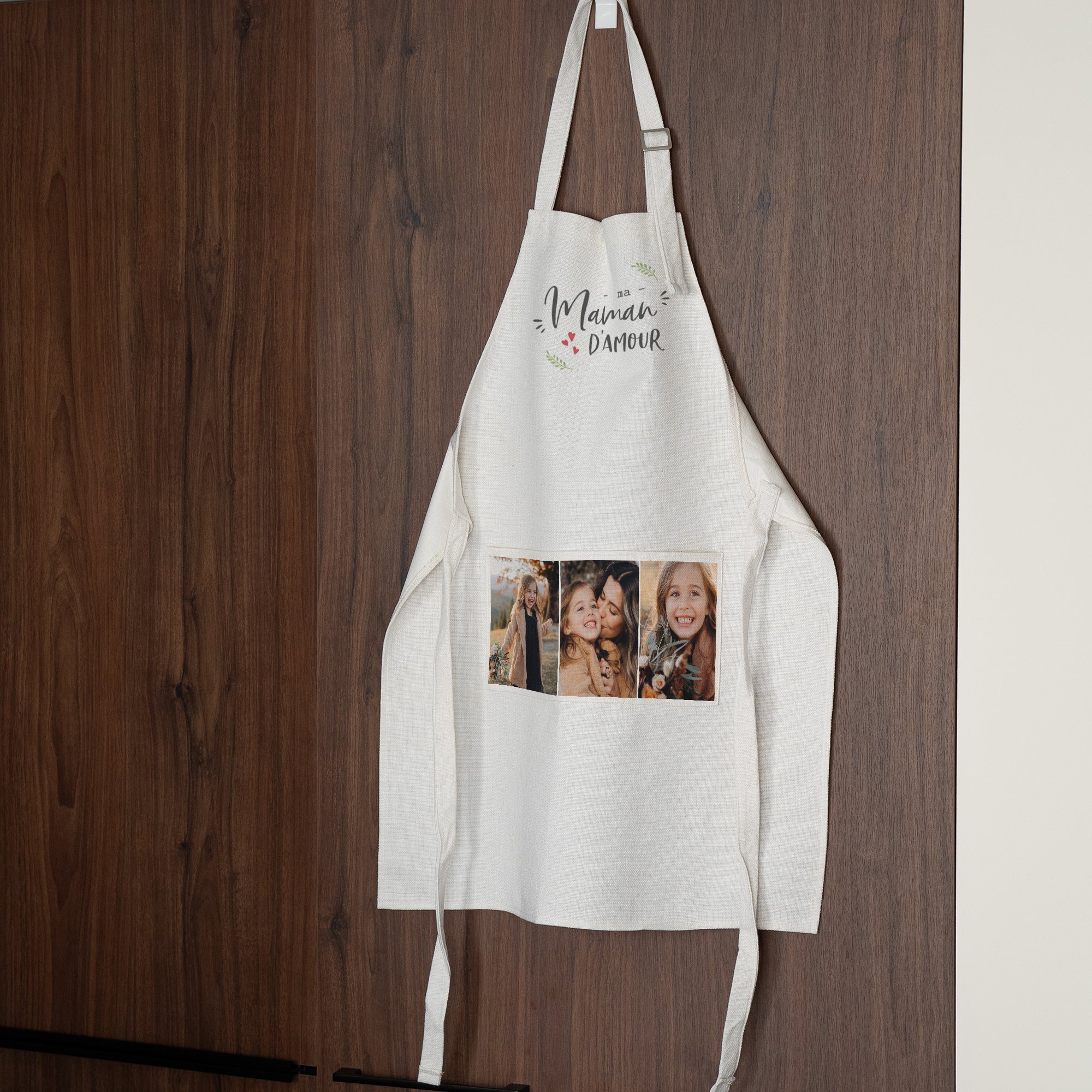Tablier adulte Objets Beige naturel Maman d'amour V photo N° 2