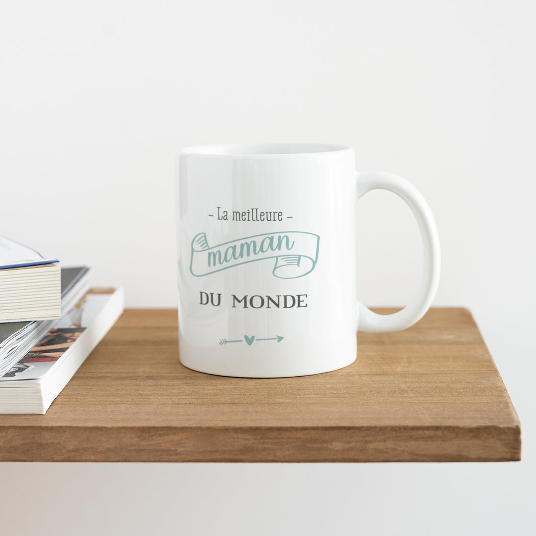 Mug Objets Blanc Meilleure maman du monde photo N° 4