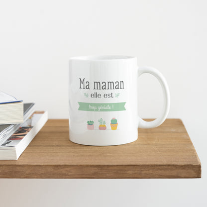 Mug Objets Blanc Maman trop géniale photo N° 4