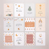 Carte étape bébé Naissance Lot de 12 Arc-en-ciel Garçon photo N° 3