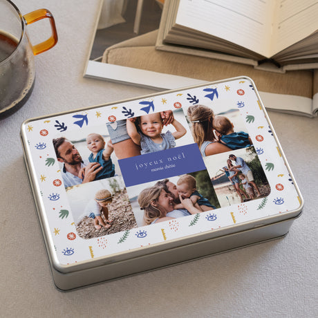 Boite métallique Fin d'année Rectangle A la manière du Fauvisme