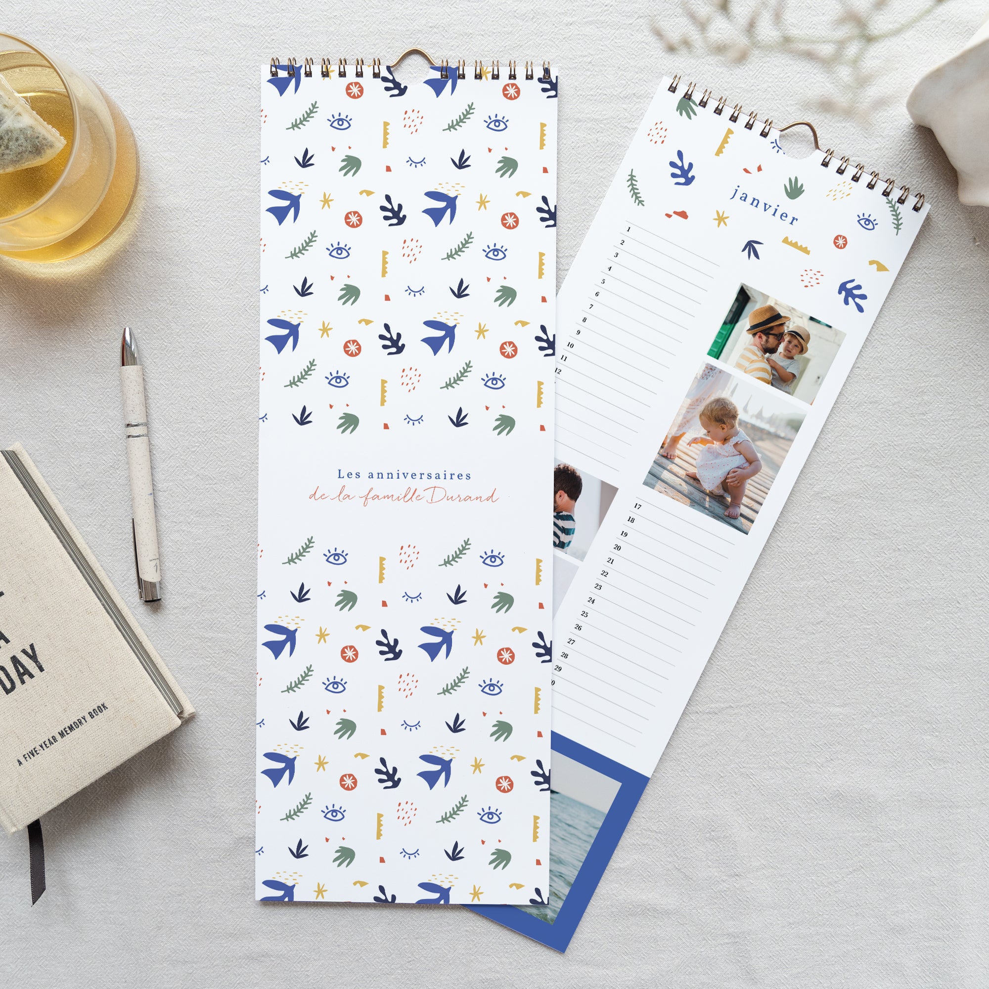 Calendrier Fin d'année Perpétuel A la manière du Fauvisme photo N° 1