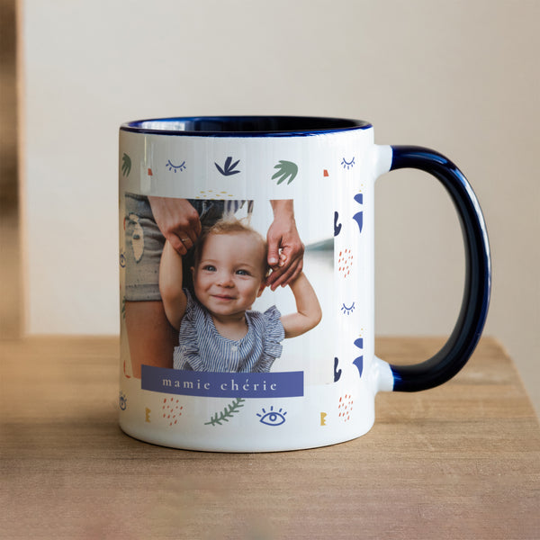 Mug Fin d'année Bleu A la manière du Fauvisme photo