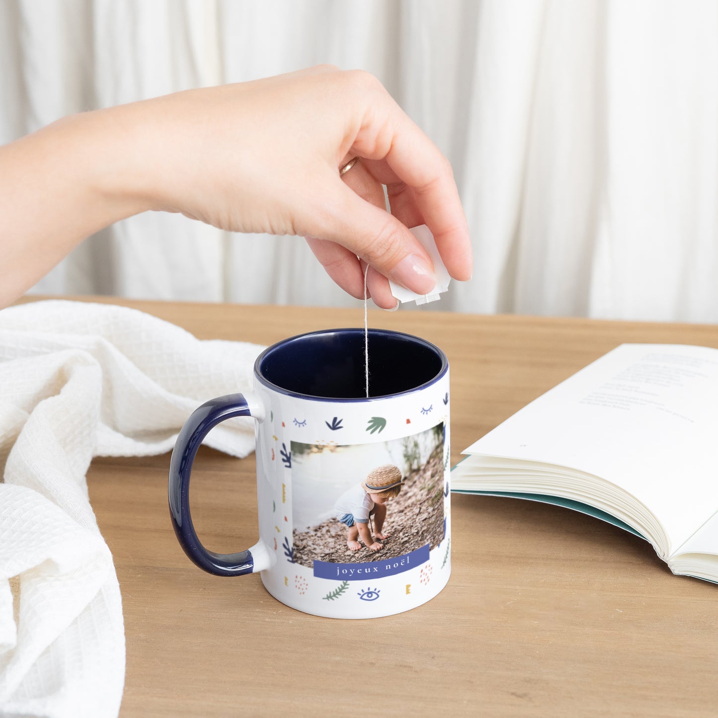 Mug Fin d'année Bleu A la manière du Fauvisme photo N° 2