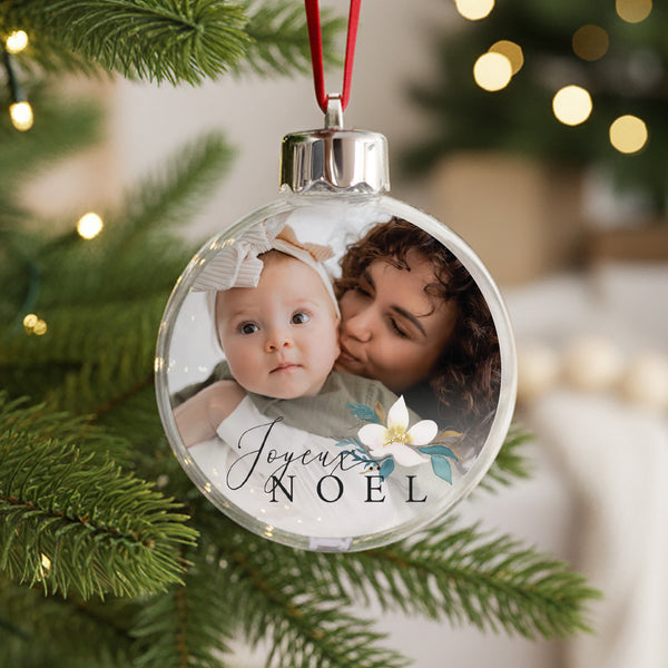 Boule de Noël Fin d'année Ronde Jardin d'hiver photo