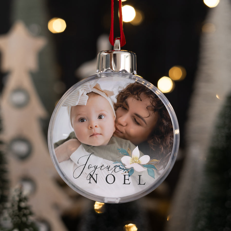 Boule de Noël Fin d'année Ronde Jardin d'hiver photo