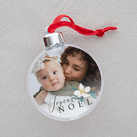 Boule de Noël Fin d'année Ronde Jardin d'hiver