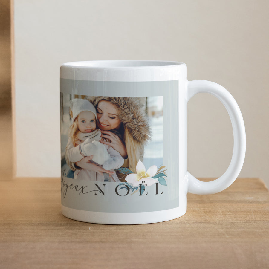 Mug Fin d'année Blanc Jardin d'hiver photo