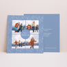 Carte de voeux Fin d'année Carré Pattern hivernal glacé photo N° 1