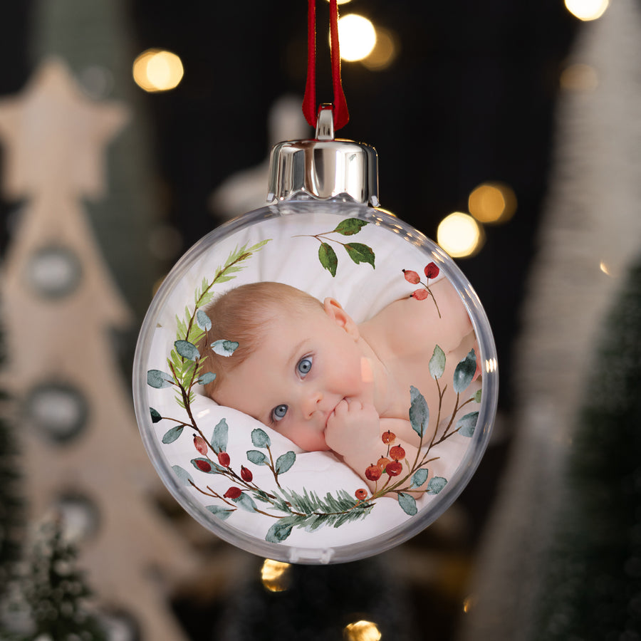 Boule de Noël Fin d'année Ronde Couronne de Noël III photo