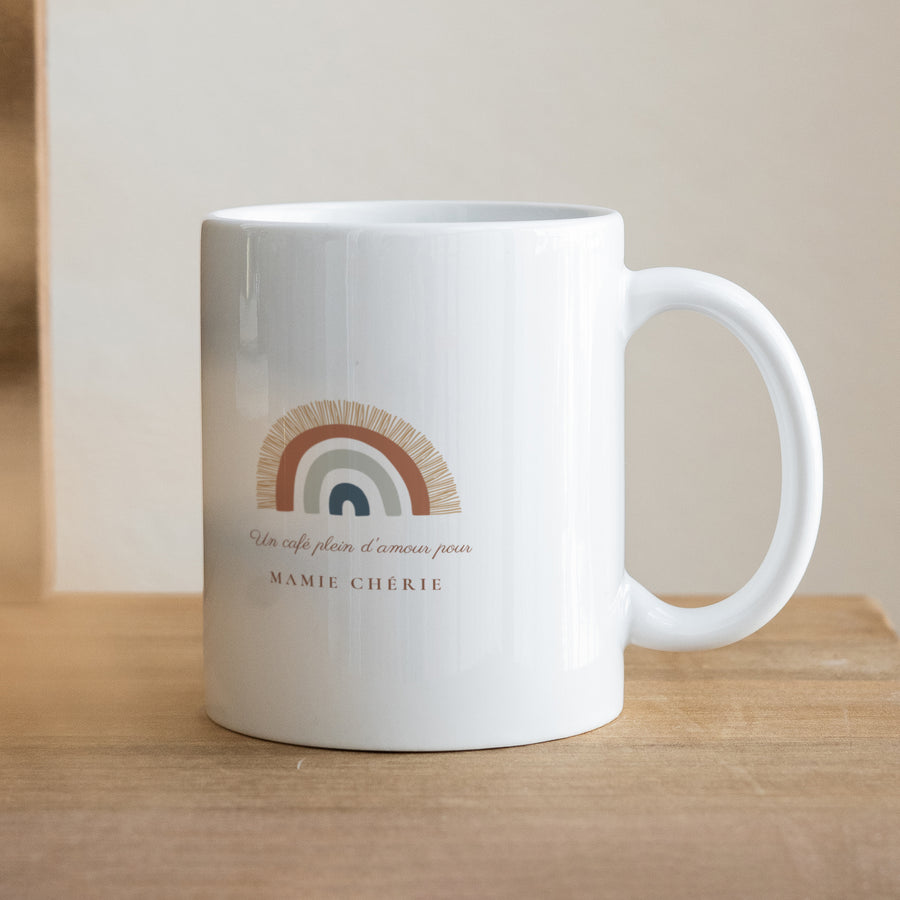 Mug Objets Blanc Rainbow Wish photo