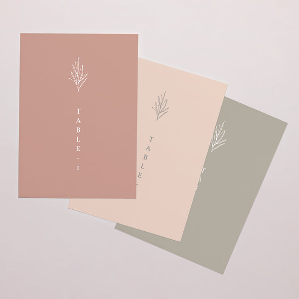 Marque table Mariage Rectangle Ton pastel photo