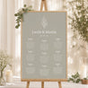 Plan de table Mariage Portrait 60 x 90 cm Ton pastel photo N° 1