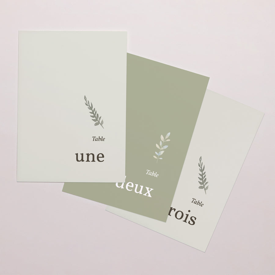 Marque table Mariage Rectangle Neo Champêtre photo