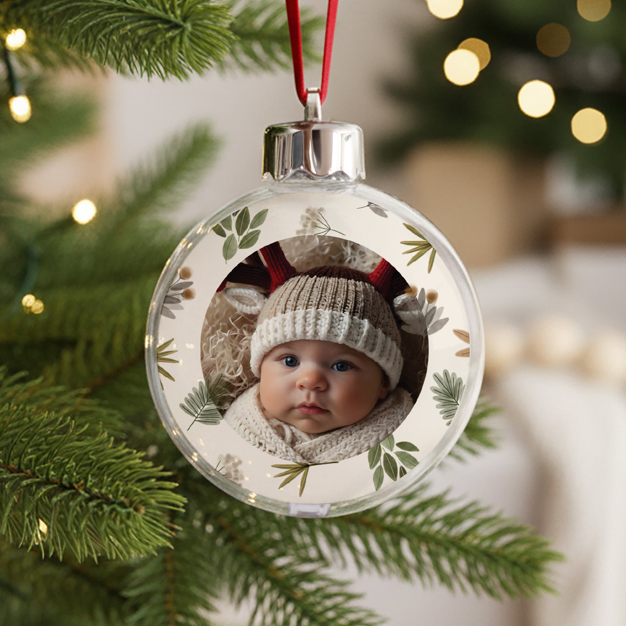 Boule de Noël Fin d'année Ronde Boule Doux Noël photo photo N° 1