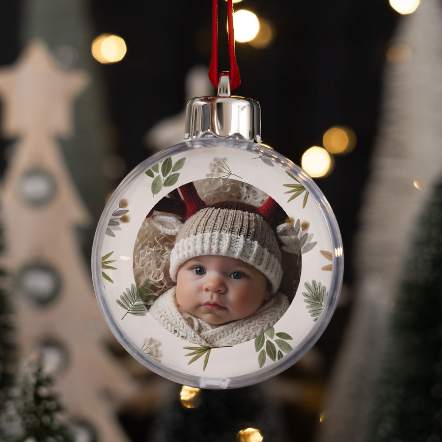 Boule de Noël Fin d'année Ronde Boule Doux Noël photo photo