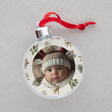 Boule de Noël Fin d'année Ronde Boule Doux Noël photo