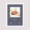 Affiche Naissance Portrait 30 x 40 cm Naos photo N° 2