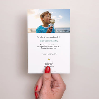 Invitations Anniversaire Enfant Portrait Anniversaire Petit Prince Créations Garçon photo N° 3