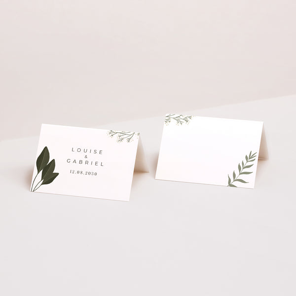 Marque-place Mariage 2 volets Luberon photo