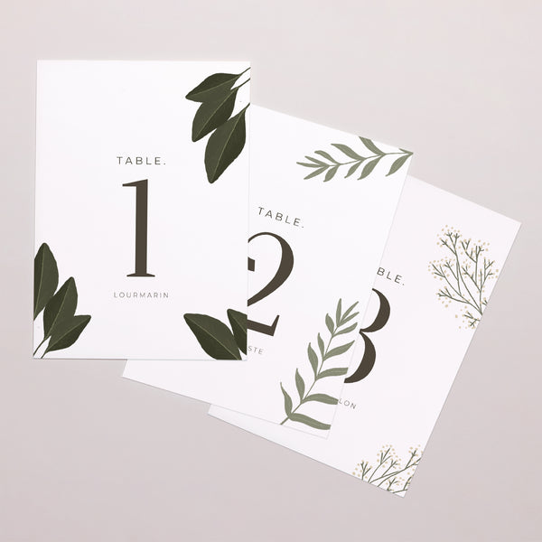 Marque table Mariage Rectangle Luberon photo