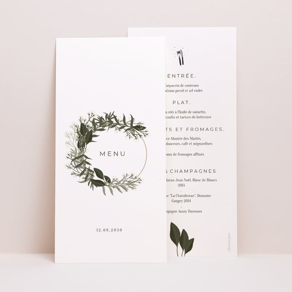 Menu Mariage Panoramique portrait Luberon photo