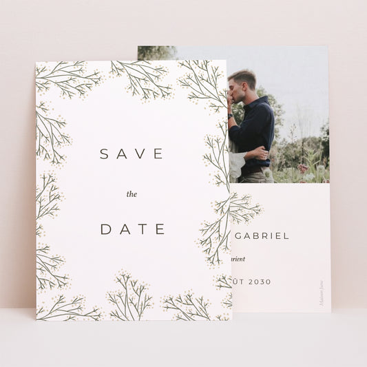 Save the date Mariage Portrait Luberon photo