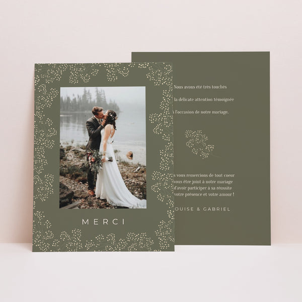 Remerciements Mariage Portrait Luberon photo