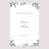 Panneau bienvenue Mariage Portrait 60 x 90 cm Olivier aquarelle photo N° 2