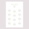 Plan de table Mariage Portrait Couronne Dorée photo N° 2