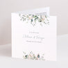 Faire-part Mariage Carré double volet Floral pastel 2 photo N° 1