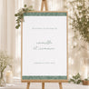 Panneau bienvenue Mariage Portrait 60 x 90 cm Brin romantique photo N° 1