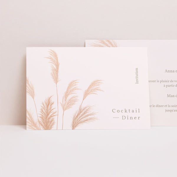 Invitations Mariage Paysage Viva la pampa photo