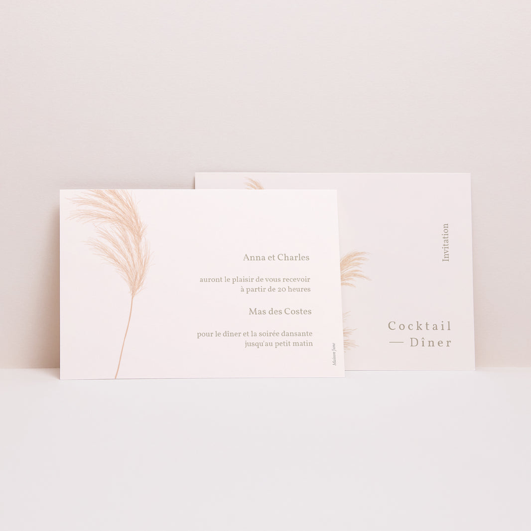 Invitations Mariage Paysage Viva la pampa photo N° 2