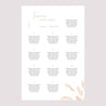 Plan de table Mariage Portrait Viva la pampa photo N° 2