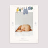 Affiche Naissance Portrait 30 x 40 cm Vestiaire petit marin photo N° 2