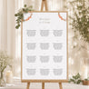 Plan de table Mariage Portrait Couronne & Fleurs Solsticiales photo N° 1