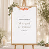 Panneau bienvenue Mariage Portrait 60 x 90 cm Couronne & Fleurs Solsticiales photo N° 1