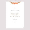 Panneau bienvenue Mariage Portrait 60 x 90 cm Couronne & Fleurs Solsticiales photo N° 2