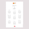 Plan de table Mariage Portrait Herbier Bucolique photo N° 2