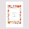 Panneau bienvenue Mariage Portrait 60 x 90 cm Herbier Bucolique photo N° 2