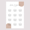 Plan de table Mariage Portrait Couple à composer boho photo N° 2