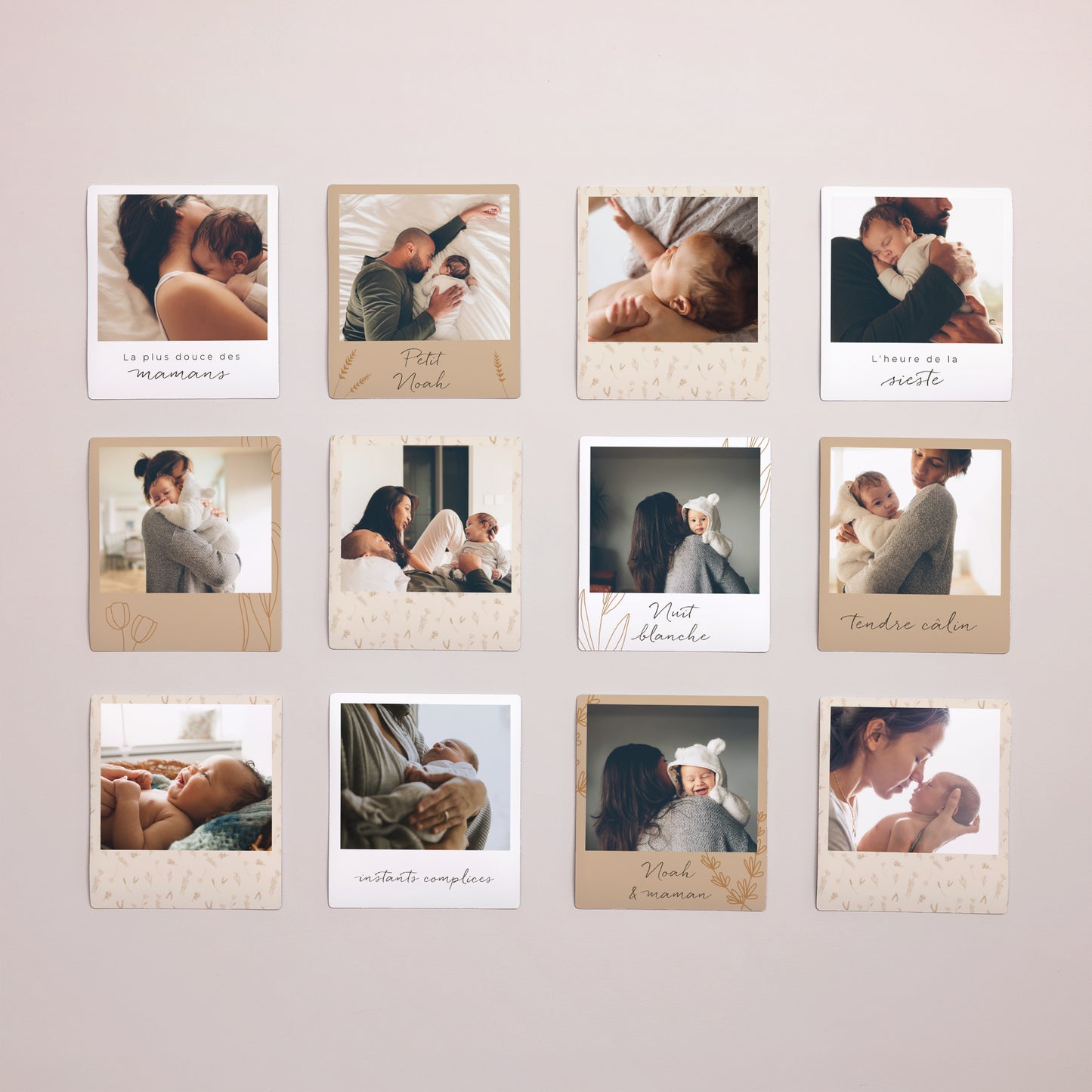 Magnet Objets Lot de 12, magnétique Petit herbier pour Maman photo N° 1