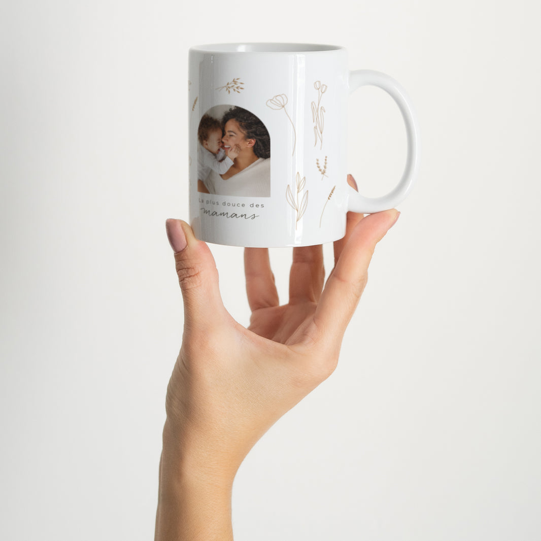 Mug Objets Blanc Petit herbier pour Maman photo N° 2