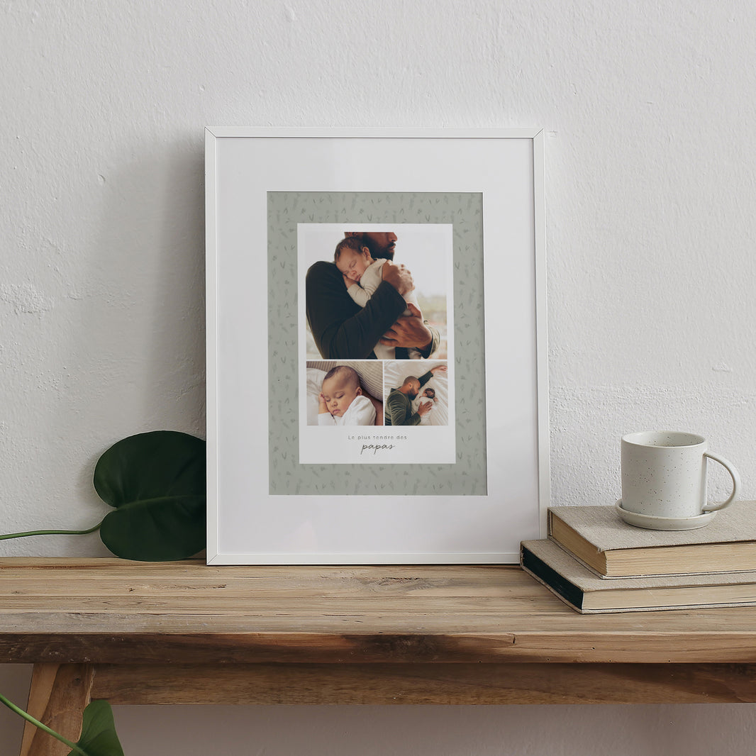 Affiche Objets Portrait Petit herbier pour papa photo N° 3